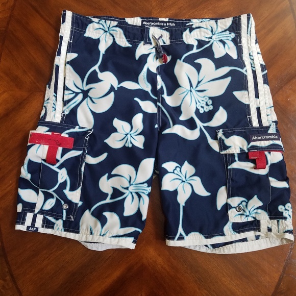 abercrombie and fitch mens swim trunks